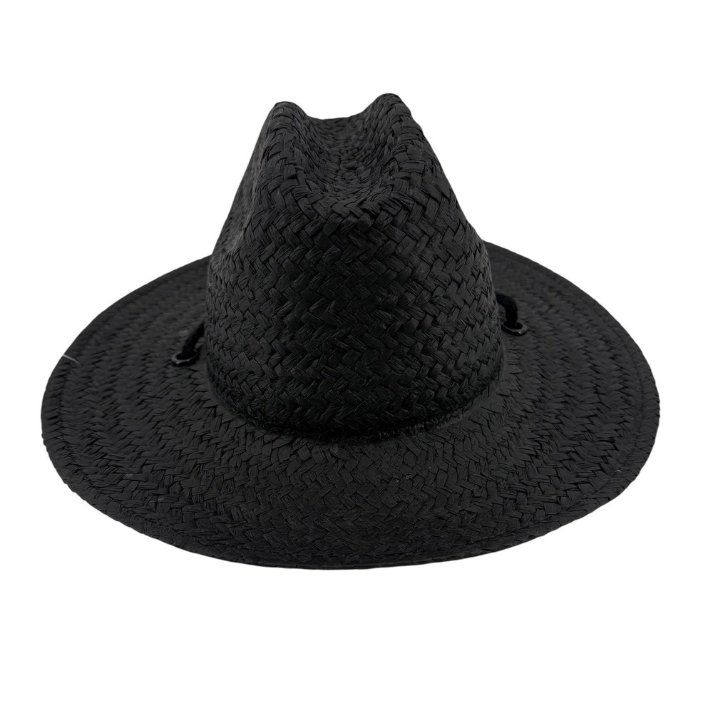 NEW Binky Bro Toddler Barney Patrol (Twilight) Straw Sun Hat Black Chin Strap - Picture 4 of 8